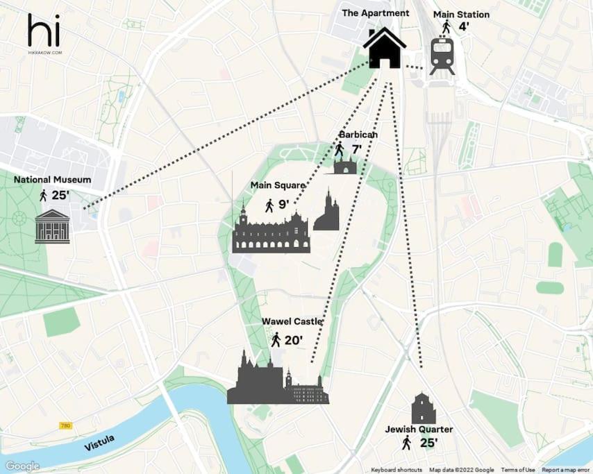 Wygodny Apartament Przy Dworcu Krakau Buitenkant foto